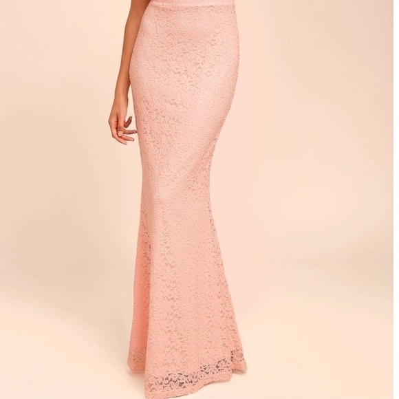 NWT new with tags lulu’s dress ephemeral allure peach lace xl sold out rare - Picture 16 of 16